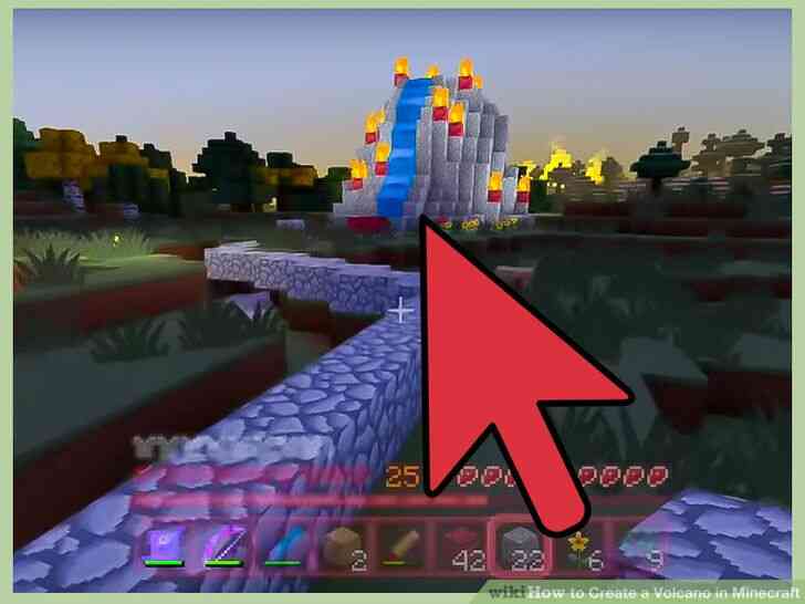 Image intitulée Créer un Volcan dans Minecraft Étape 12